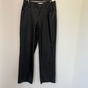 Classic Black feaux leather pants